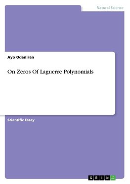 On Zeros Of Laguerre Polynomials