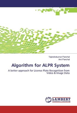 Algorithm for ALPR System