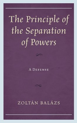 Principle of the Separation of Powers