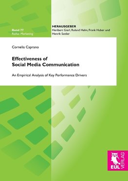 Effectiveness of Social Media Communication