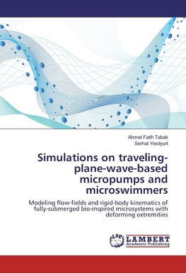 Simulations on traveling-plane-wave-based micropumps and microswimmers