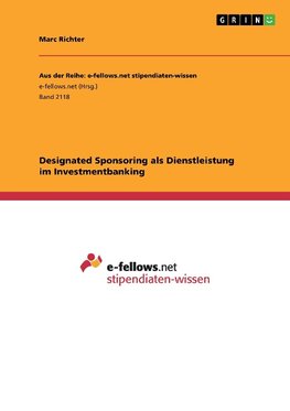 Designated Sponsoring als Dienstleistung im Investmentbanking