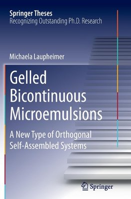 Gelled Bicontinuous Microemulsions