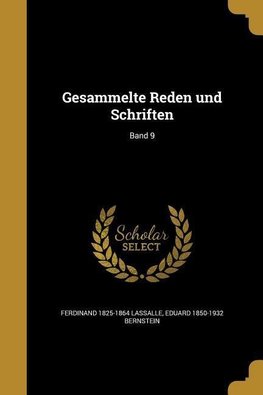 GER-GESAMMELTE REDEN UND SCHRI