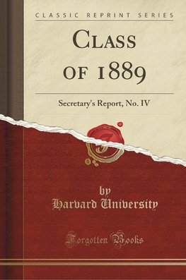 University, H: Class of 1889