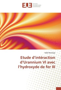 Etude d'intéraction d'Urannium VI avec l'hydroxyde de fer III