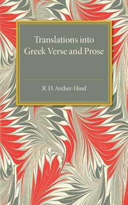 Translations into Greek Verse and Prose