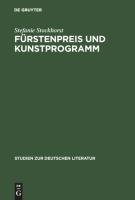 Fürstenpreis und Kunstprogramm