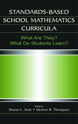 Standards-based School Mathematics Curricula