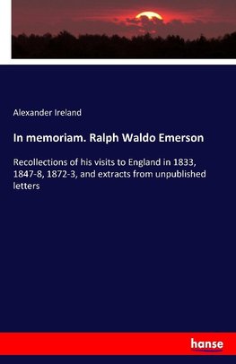 In memoriam. Ralph Waldo Emerson