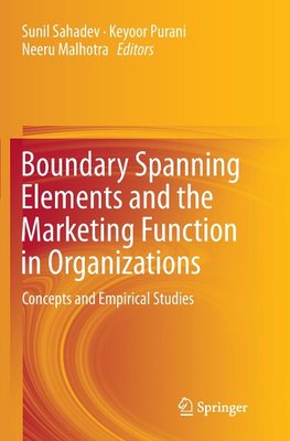 Boundary Spanning Elements and the Marketing Function in Organizations