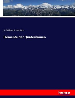 Elemente der Quaternionen