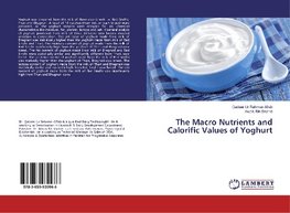 The Macro Nutrients and Calorific Values of Yoghurt