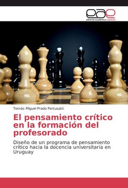 El pensamiento crítico en la formación del profesorado