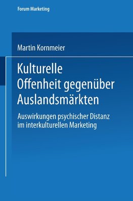 Kulturelle Offenheit gegenüber Auslandsmärkten