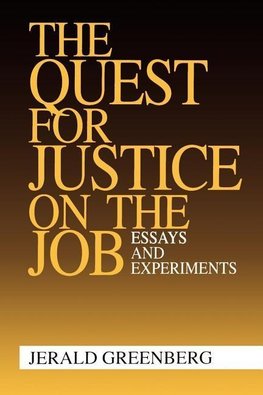 Greenberg, J: Quest for Justice on the Job