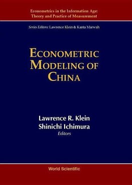 Shinichi, I:  Econometric Modeling Of China