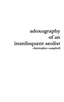 adoxography of an inaniloquent aeolist