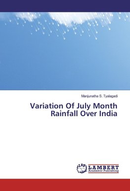 Variation Of July Month Rainfall Over India