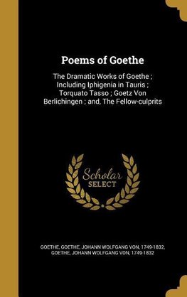 POEMS OF GOETHE