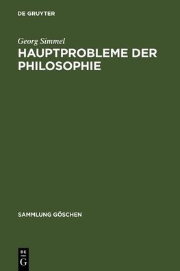 Hauptprobleme der Philosophie