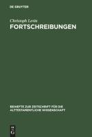 Fortschreibungen