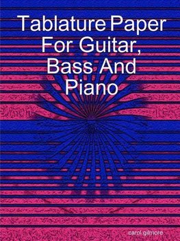 Tablature Paper For Guitar Bass And Piano