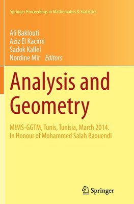 Analysis and Geometry