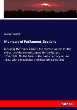 Members of Parliament, Scotland