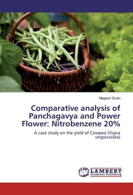 Comparative analysis of Panchagavya and Power Flower: Nitrobenzene 20%