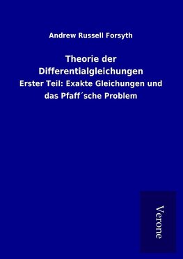 Theorie der Differentialgleichungen