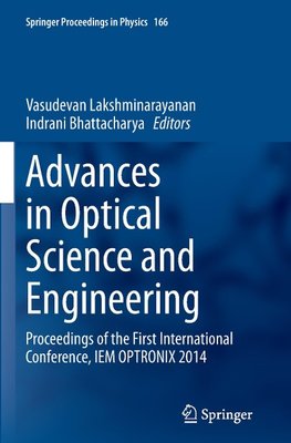 Advances in Optical Science and Engineering