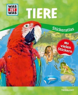 WAS IST WAS Stickeratlas Tiere