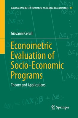 Econometric Evaluation of Socio-Economic Programs