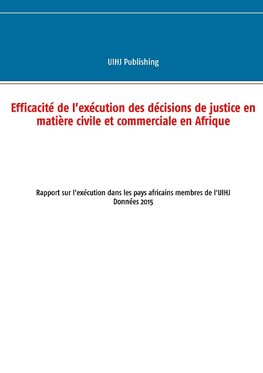 Efficacité de l'exécution des décisions de justice en matière civile et commerciale en Afrique