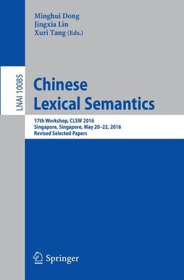 Chinese Lexical Semantics