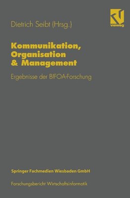 Kommunikation, Organisation & Management