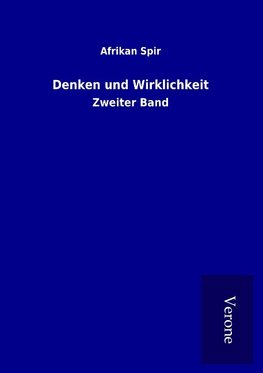 Denken und Wirklichkeit