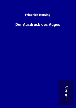 Der Ausdruck des Auges