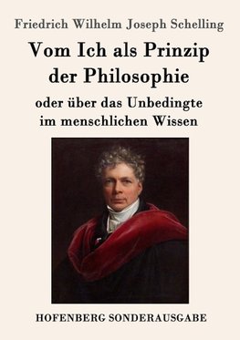 Vom Ich als Prinzip der Philosophie