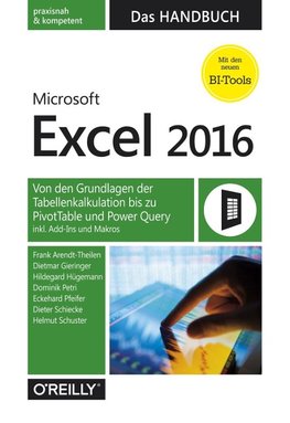 Microsoft Excel 2016 - Das Handbuch