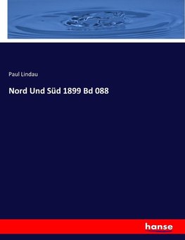 Nord Und Süd 1899 Bd 088