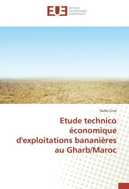 Etude technico économique d'exploitations bananières au Gharb/Maroc