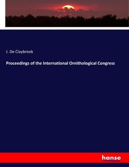 Proceedings of the International Ornithological Congress