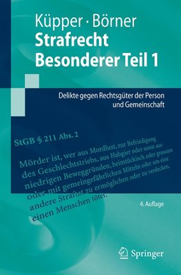 Strafrecht, Besonderer Teil 1