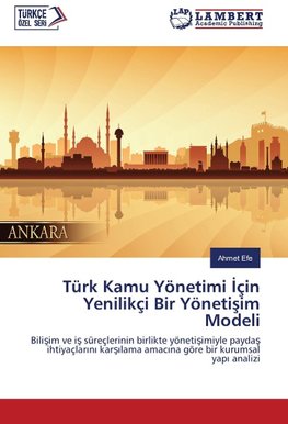 Türk Kamu Yönetimi Için Yenilikçi Bir Yönetisim Modeli