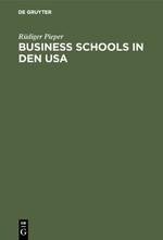 Business schools in den USA