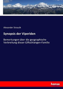 Synopsis der Viperiden