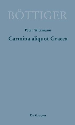 Carmina aliquot Graeca