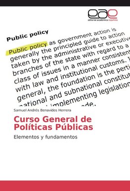 Curso General de Políticas Públicas